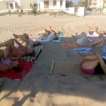 Clases en la playa de Oliva. Verano 2016